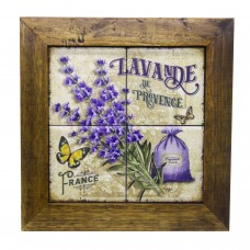 Quadro Azulejo Lavanda